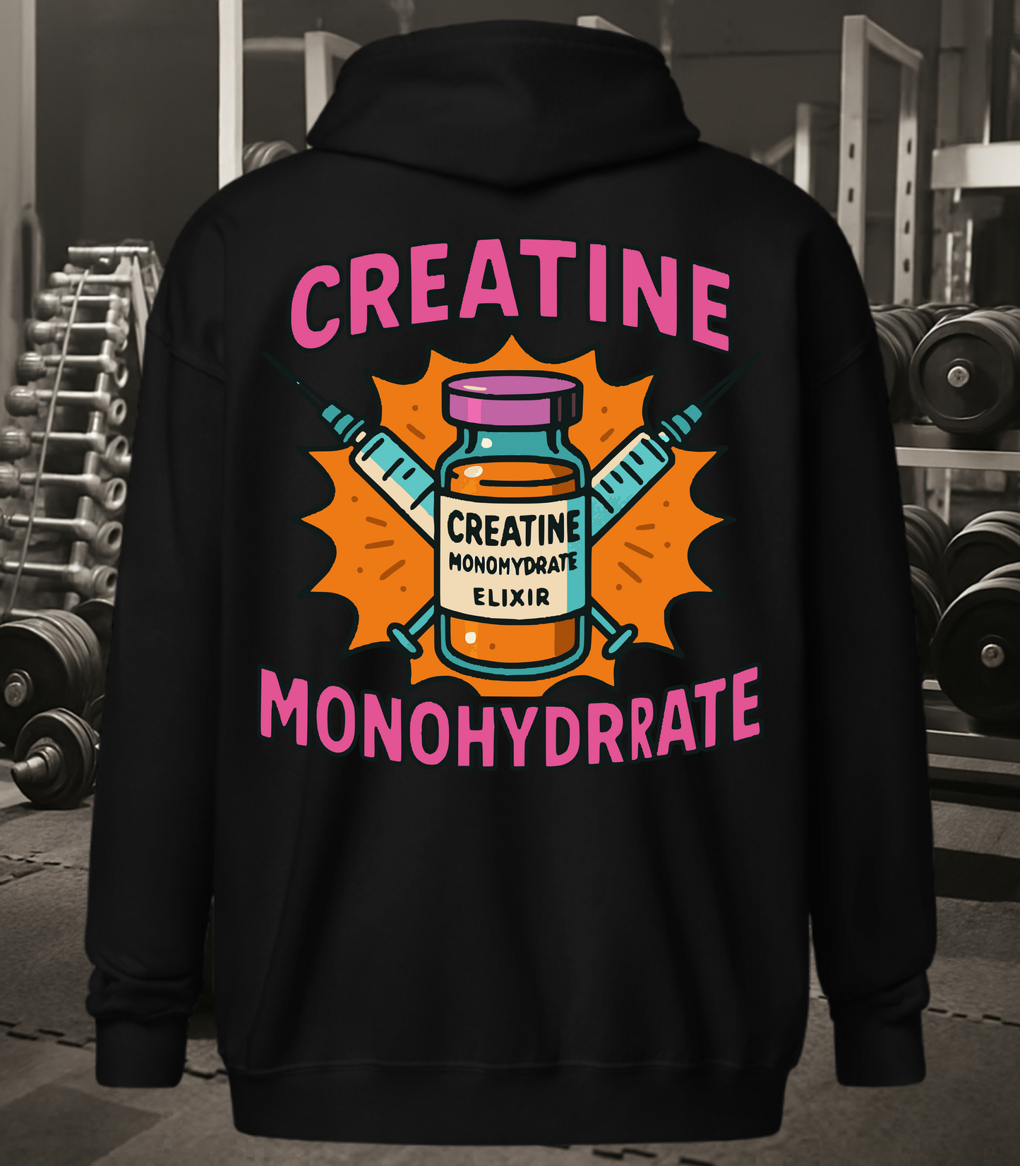 Creatin Monohydrate Zip Hoodie