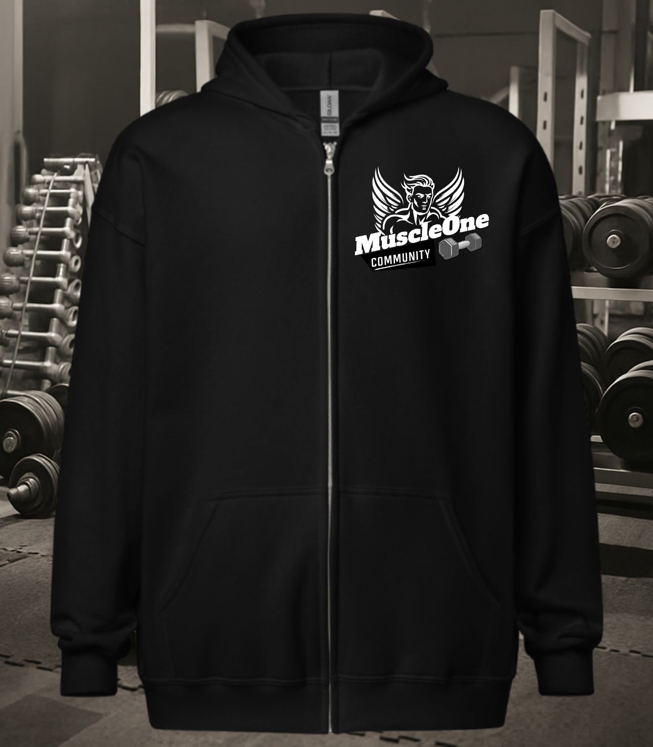 MuscleOne Zip Hoodie