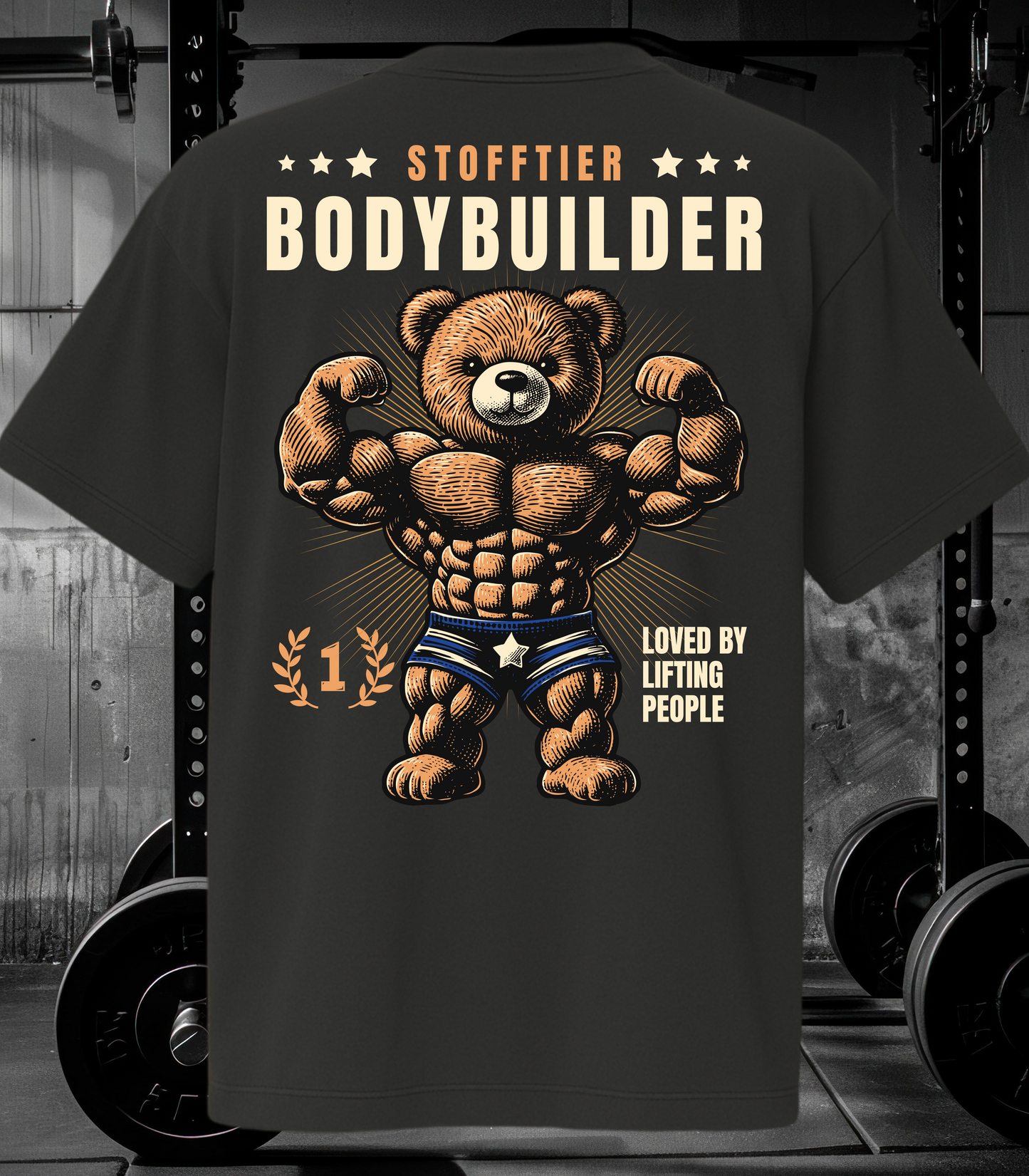 Stofftier Oversized T-Shirt