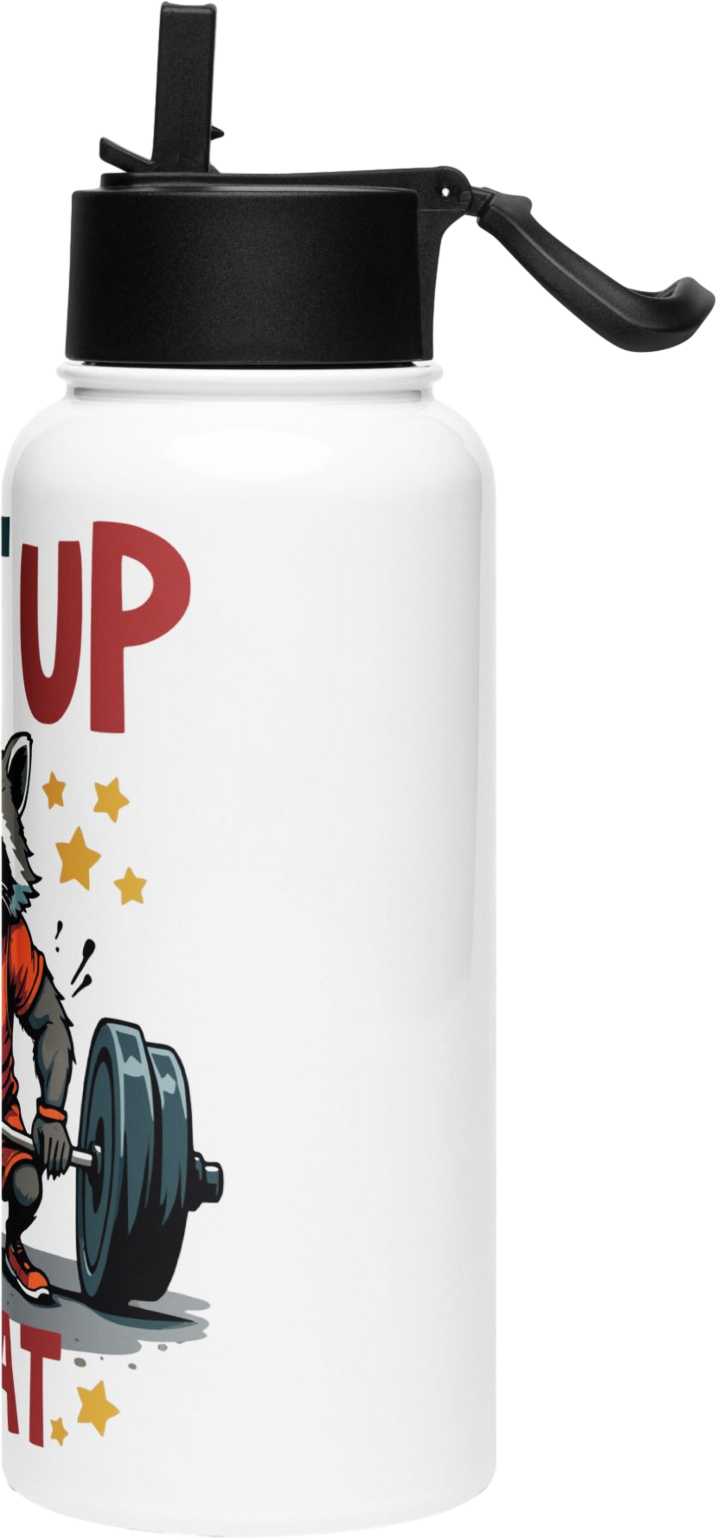 Shut Up and Squat Edelstahl Trinkflasche