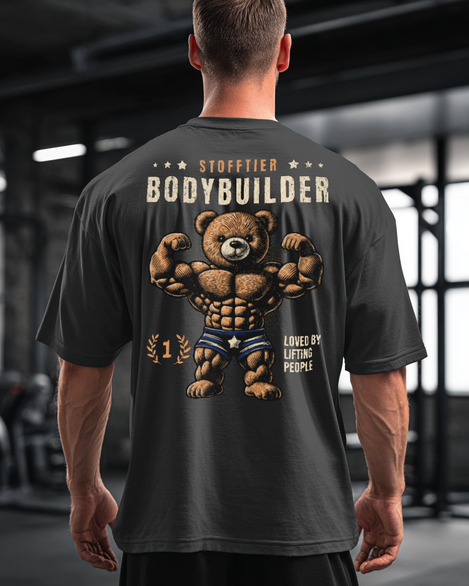 Stofftier Oversized T-Shirt