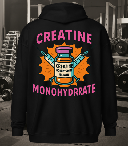 Creatin Monohydrate Zip Hoodie