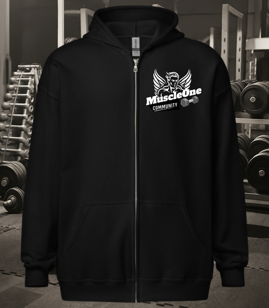 MuscleOne Zip Hoodie