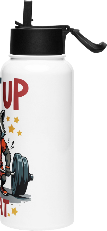 Shut Up and Squat Edelstahl Trinkflasche