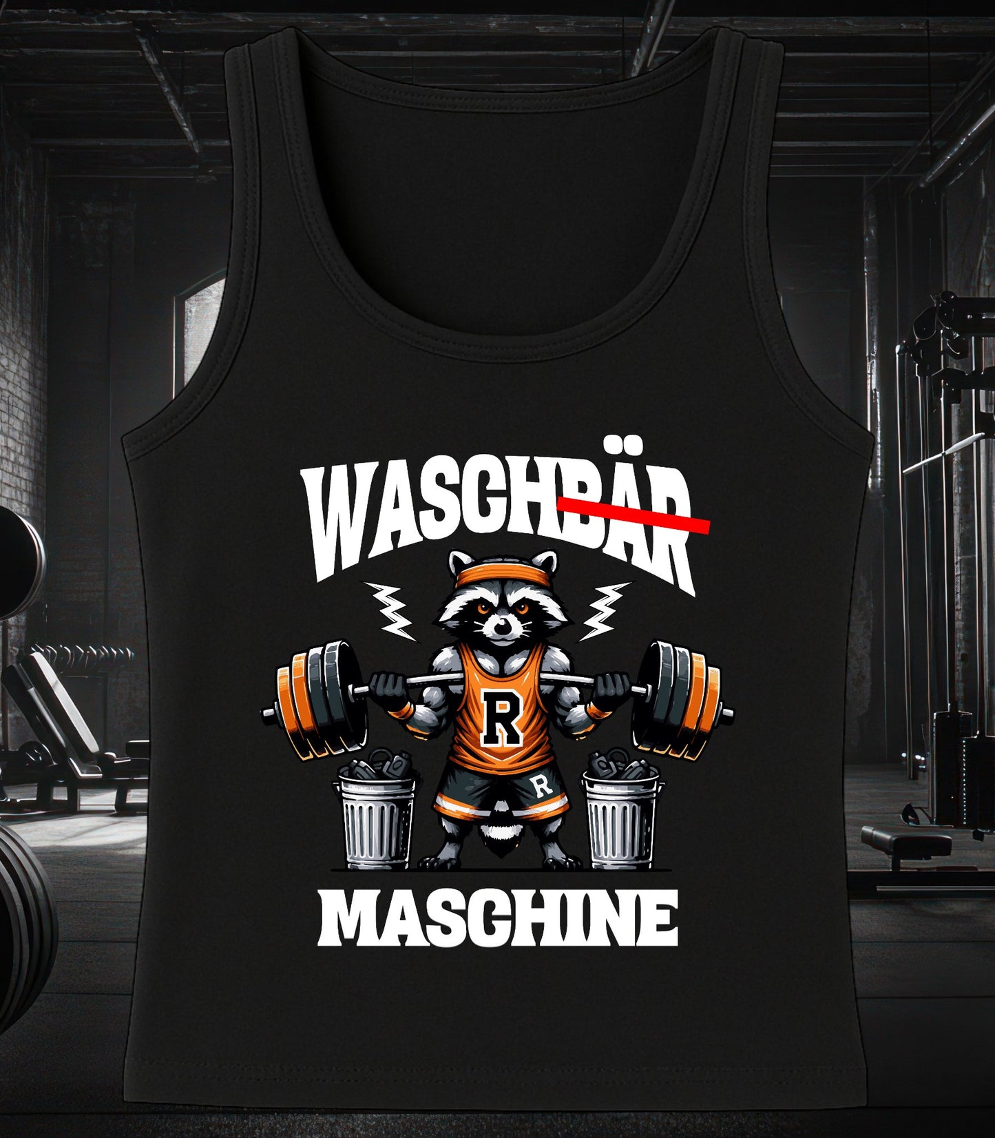 Waschbär Tank Top