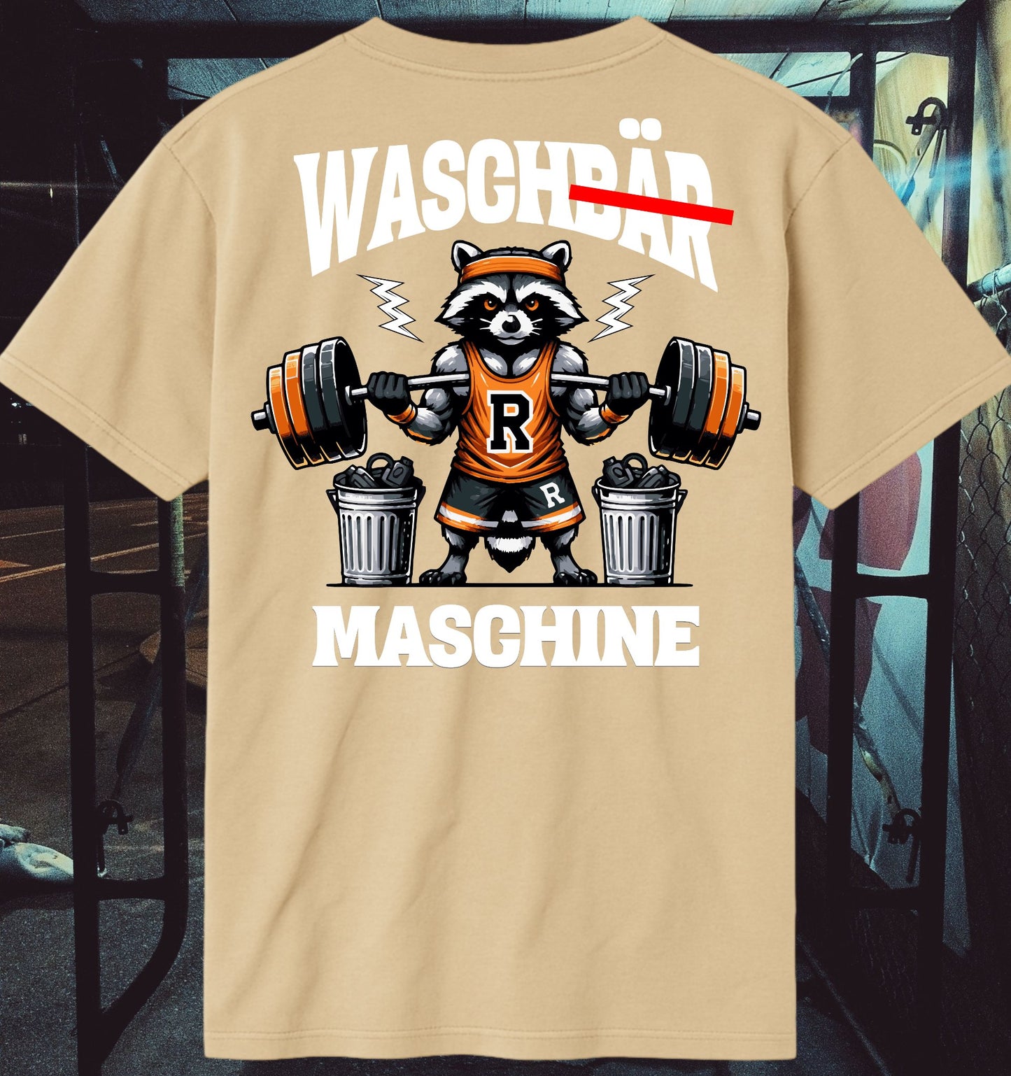 Waschbär Oversized T-Shirt